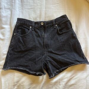 rag & bone Black Denim Jean Shorts